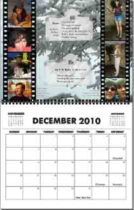 2009 poetry wall calendar month