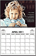 the 2011 Poetry Wall Calendar month