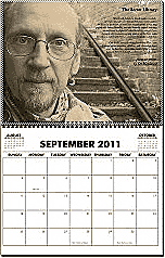 the 2011 Poetry Wall Calendar month