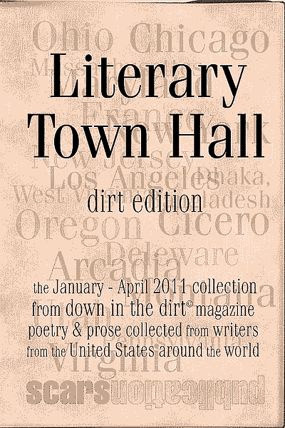 Literary Town Hall, dirt edition - book front cover