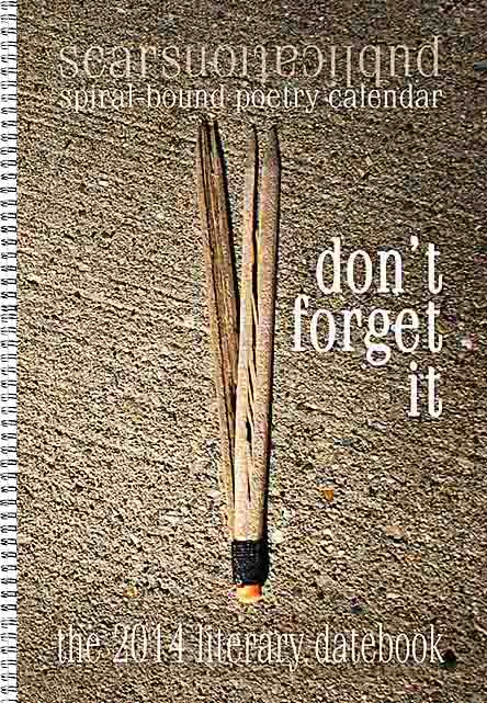 “don’t forget it” 2014 date book front cover