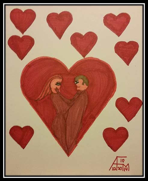 A New Couple in Love, art by Allen F. McNair