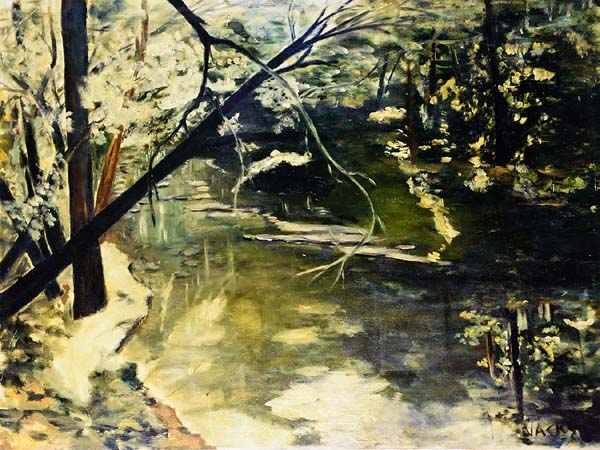 Creek, painting by David Michael Jackson