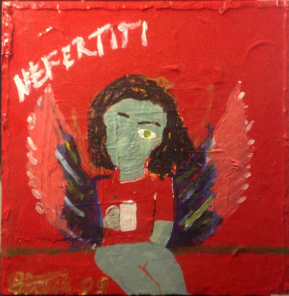 Nefertiti, painting by Patrick Fealey
