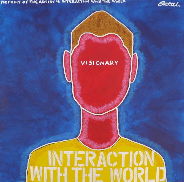 Portrait of the Artist’s Interaction with the World, art by Aaron Wilder