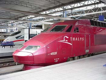 Amsterdam Thalys train