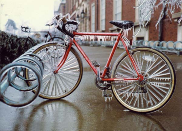bicycle iced