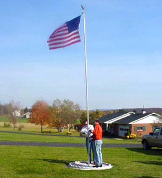 flag raising 10-25-03, 2