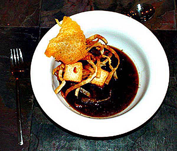 artistic french onion soup, copyright 2005 Janet Kuypers