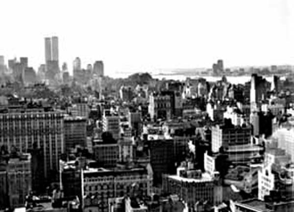 New York skyline, photographed in the 1990s (C) Janet Kuypers