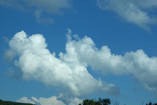Clouds in the Pennsylvania sky, copyright 2012 Janet Kuypers