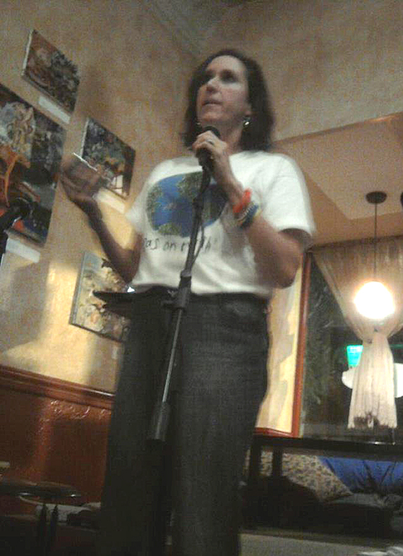 Janet at Cafe Ballou