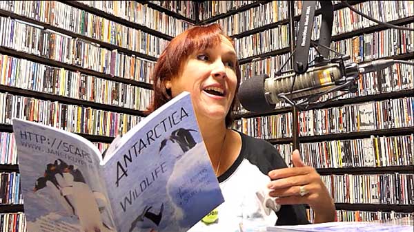 video still form Janet Kuypers interview and poem reafding on WZRD Radio 88.3 FM in Chicago 9/22/18