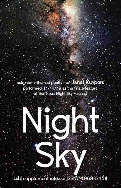 Night Sky - poems from Janet Kuypers