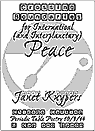 the 10/8/14 Crossing Borders for International (and Interplanetary) Peace Janet Kuypers chapbook