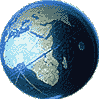 globe of Africa