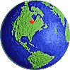 globe of North America