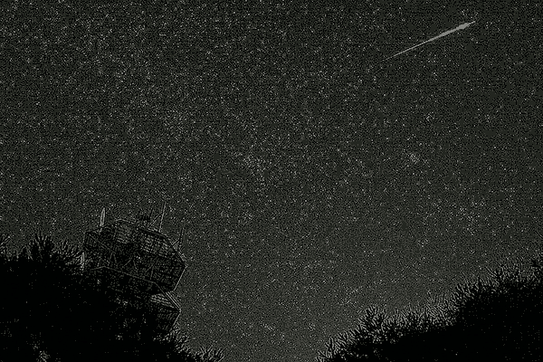 Perseid Shower photo from NASA