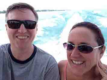 Janet and John on a boat in Henosha