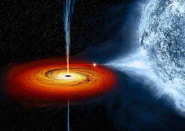 artist’s rendition of a Black Hole, from NASA/CXC/M.Weiss