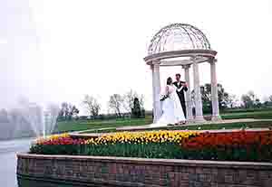 Janet and John on their wedding day