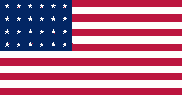 flag with 24 stars