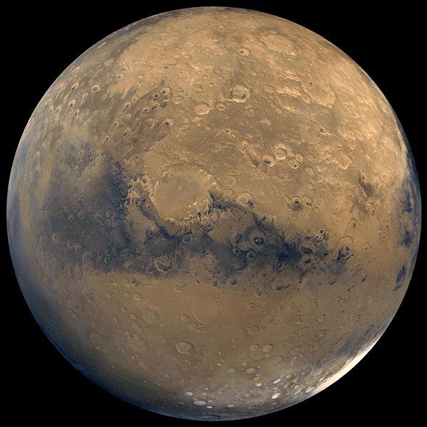 NASA image of Mars