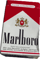 Marlbobo cigarette box in Austria