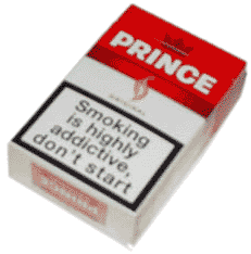 Prince cigarette box