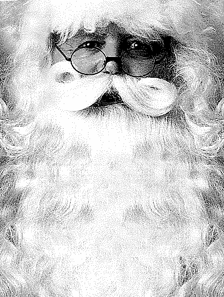 the stock Santa image used as the cover of cc&d magazine v086