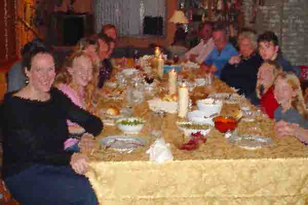 2001 Thanksgiving table