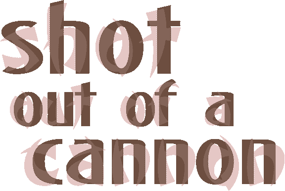 Shot out of a Cannon