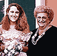 Janet and mom, prom 1987