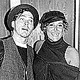Brad and Janet in collage with hats