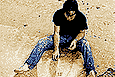 David on the beach