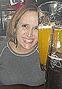 Janet Kuypers toasting at Ram brewery