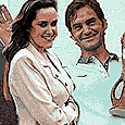 Janet and Federer images