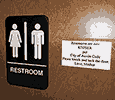 unisex bathroom