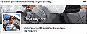 facebook posts for Janet Kuypers