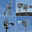 4 videos of windmills