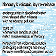 Mercury’s volcanic, icy re-release