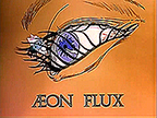 Aeon Flux intro fly to eye
