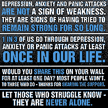 depression, anxiety and panic attacks are due to the strong coping for too long