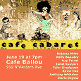 Cafe Cabaret in June