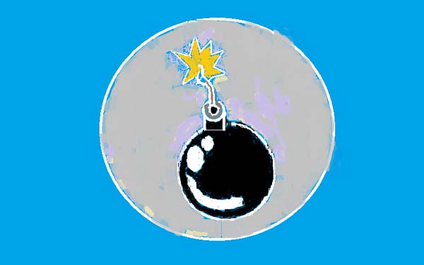 Bomb-Explosion