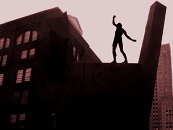 statue, man, Chicago