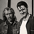 Bloodied Bob and Dale bw